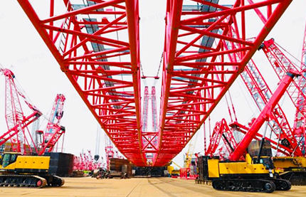 Lifting Beast in Industry: SANY 4000t Crawler Crane